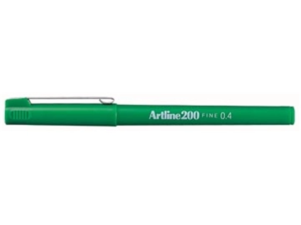 Een Artline 200 fineliner, groen koop je bij Muys Kantoor & Kado