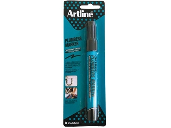 Een Artline marker Plumbers, zwart koop je bij Muys Kantoor & Kado