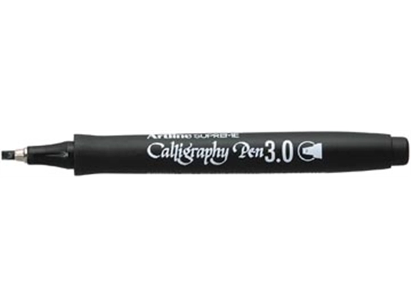 Een Artline marker Supreme Calligraphy Pen, 3,0 mm, zwart koop je bij Muys Kantoor & Kado