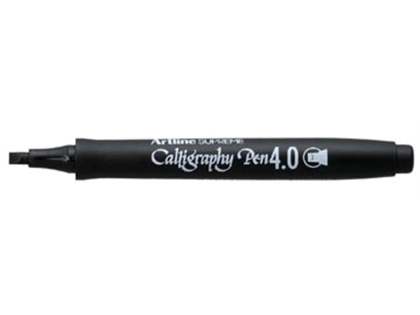 Een Artline marker Supreme Calligraphy Pen, 4,0 mm, zwart koop je bij Muys Kantoor & Kado