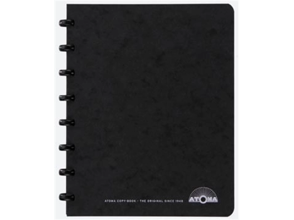 Een Atoma meetingbook, ft A5, zwart, geruit 5mm koop je bij Muys Kantoor & Kado