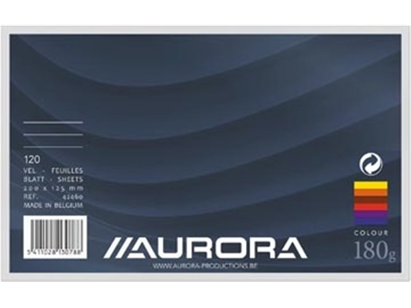 Een Aurora gekleurde systeemkaarten Ficolor koop je bij Muys Kantoor & Kado