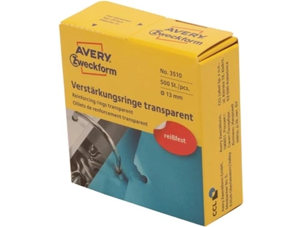 Een Avery Versterkingsringen transparant koop je bij Muys Kantoor & Kado