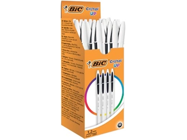 Een Bic balpen Cristal Up zwart koop je bij Muys Kantoor & Kado