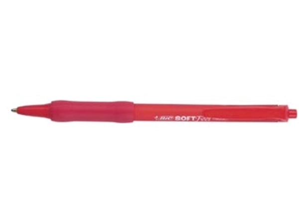 Een Bic balpen Soft Feel Clic Grip rood koop je bij Muys Kantoor & Kado