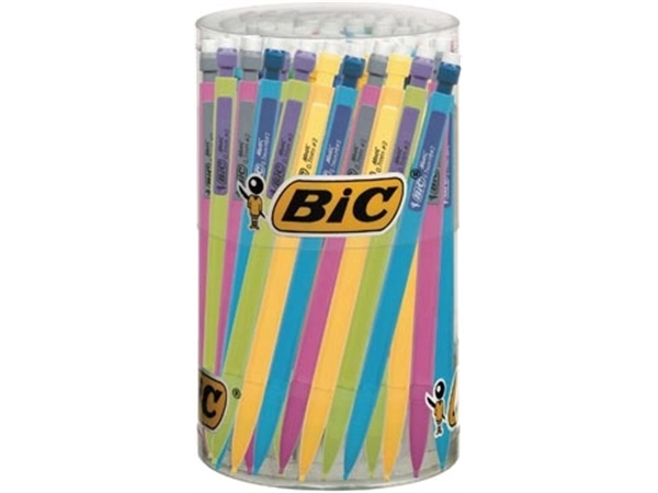 Een Bic vulpotlood Matic Fun, in geassorteerde kleuren, display van 60 stuks koop je bij Muys Kantoor & Kado