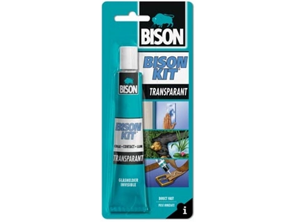 Een Bison kit contactlijm Transparant koop je bij Muys Kantoor & Kado