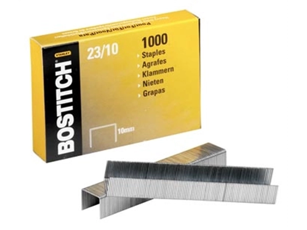 Een Bostitch nietjes 23-10-1M, 10 mm, verzinkt, voor PHD60, B310HDS, HD-23L17, 00540 koop je bij Muys Kantoor & Kado