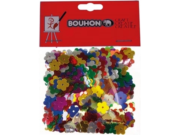 Een Bouhon confetti bloem, assorti, blister van 15 g koop je bij Muys Kantoor & Kado