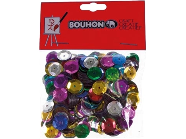 Een Bouhon confetti kuipje, assorti, blister van 20 g koop je bij Muys Kantoor & Kado