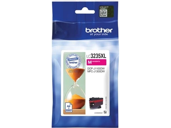 Een Brother inktcartridge, 5.000 pagina's, OEM LC3235XLM, magenta koop je bij Muys Kantoor & Kado