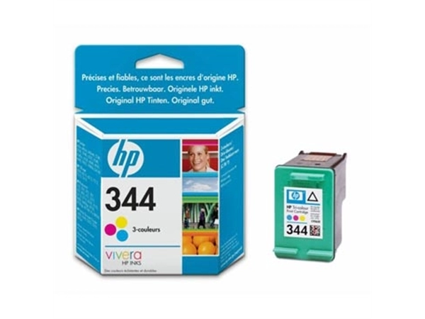 Een HP inktcartridge 344, 560 pagina's, OEM C9363EE, 3 kleuren koop je bij Muys Kantoor & Kado