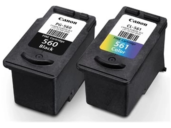 Een Canon inktcartridge CL-561, 180 pagina's, OEM 3731C001, 3 kleuren koop je bij Muys Kantoor & Kado