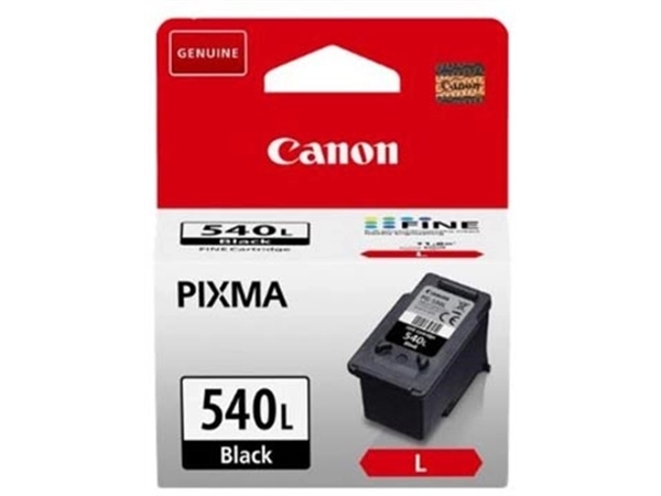 Een Canon inktcartridge PG-540L EUR, 300 pagina's, OEM 5224B001, zwart koop je bij Muys Kantoor & Kado