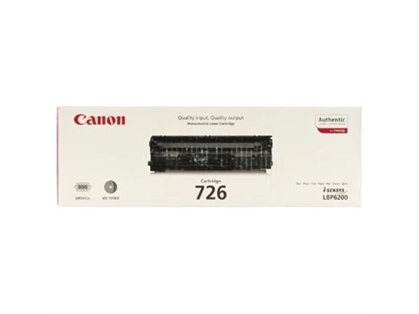 Een Canon toner 726, 2.100 pagina's, OEM 3483B002, zwart koop je bij Muys Kantoor & Kado