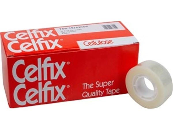 Een Celfix Plakband Crystal Clear koop je bij Muys Kantoor & Kado