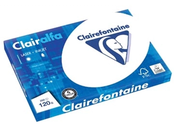 Een Clairefontaine Clairalfa presentatiepapier ft A3, 120 g, pak van 250 vel koop je bij Muys Kantoor & Kado