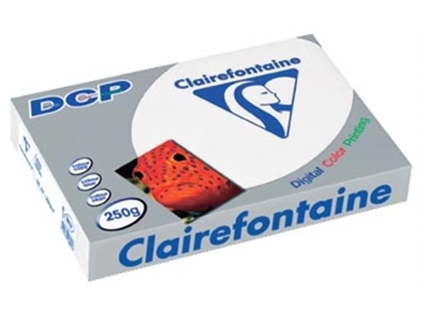 Een Clairefontaine DCP presentatiepapier A4, 250 g, pak van 125 vel koop je bij Muys Kantoor & Kado