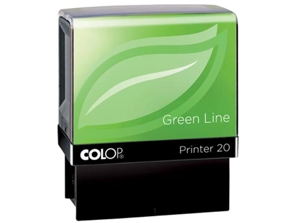 Een Colop stempel Green Line Printer Printer 20, max. 4 regels, voor Nederland, ft. 14 x 38 mm koop je bij Muys Kantoor & Kado