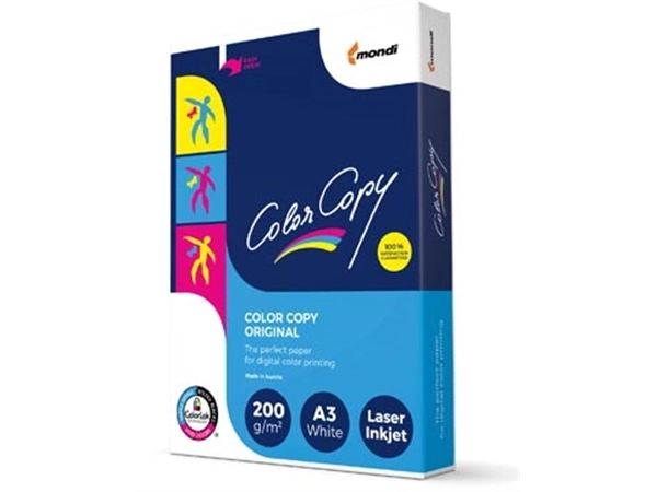 Een Color Copy printpapier ft A3, 200 g, pak van 250 vel koop je bij Muys Kantoor & Kado