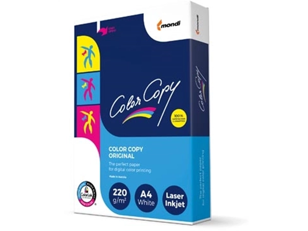 Een Color Copy printpapier ft A4, 220 g, pak van 250 vel koop je bij Muys Kantoor & Kado