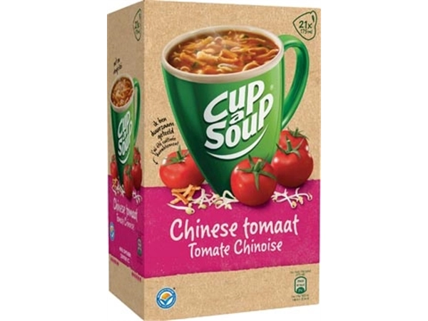 Een Cup-a-Soup Chinese tomaat, pak van 21 zakjes koop je bij Muys Kantoor & Kado