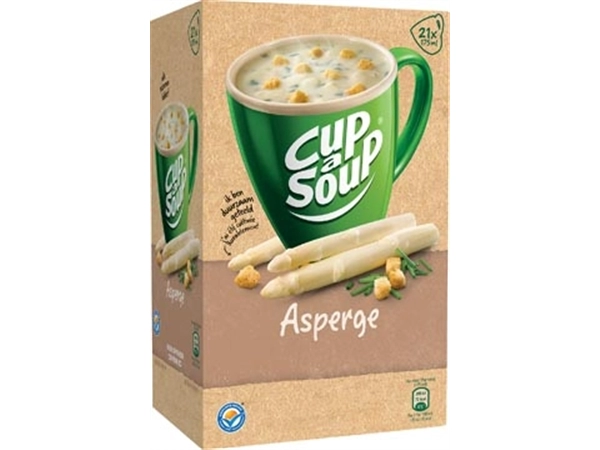 Een Cup-a-Soup asperge met kaas croutons, pak van 21 zakjes koop je bij Muys Kantoor & Kado