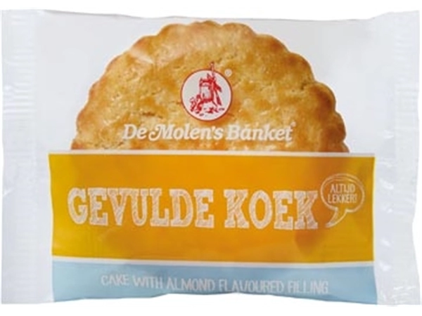 Een De Molen Gevulde Koek, individueel verpakt, 50 g koop je bij Muys Kantoor & Kado