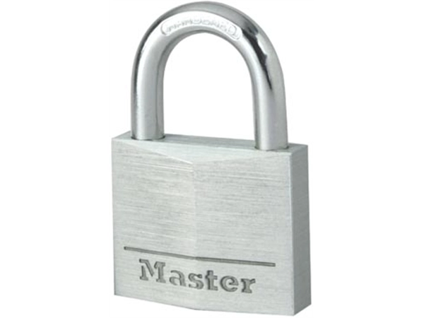 Een De Raat Master Lock hangslot met sleutelslot, model 9130EURD koop je bij Muys Kantoor & Kado