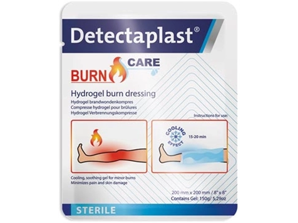 Een Detectaplast Burn Care hydrogel compres voor brandwonden, ft 20 x 20 cm koop je bij Muys Kantoor & Kado