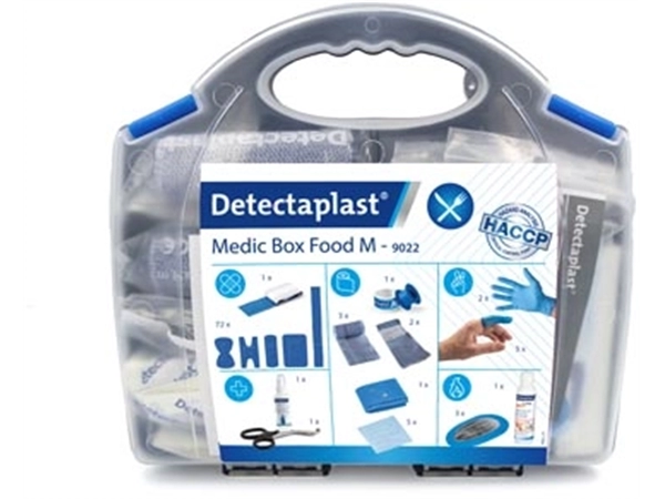 Een Detectaplast EHBO-koffer Medic Box Food Horeca, HACCP inhoud tot 10 personen koop je bij Muys Kantoor & Kado