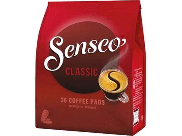 Een Douwe Egberts SENSEO Classic, zakje van 36 koffiepads koop je bij Muys Kantoor & Kado