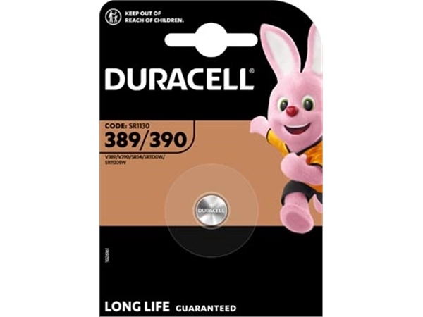 Een Duracell knoopcel 389/390, blister van 1 stuk koop je bij Muys Kantoor & Kado