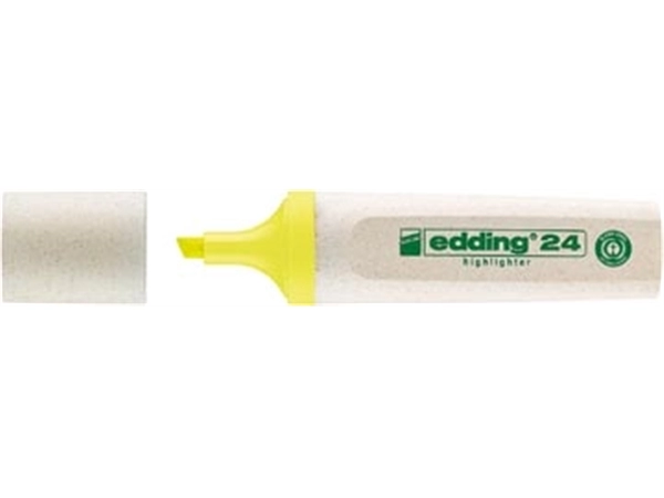 Een Edding Markeerstift Ecoline e-24 geel koop je bij Muys Kantoor & Kado