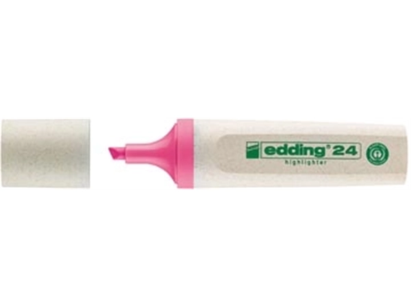 Een Edding Markeerstift Ecoline e-24 roze koop je bij Muys Kantoor & Kado