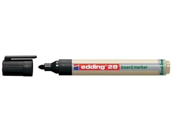 Een Edding Whiteboardmarker Ecoline e-28 zwart koop je bij Muys Kantoor & Kado