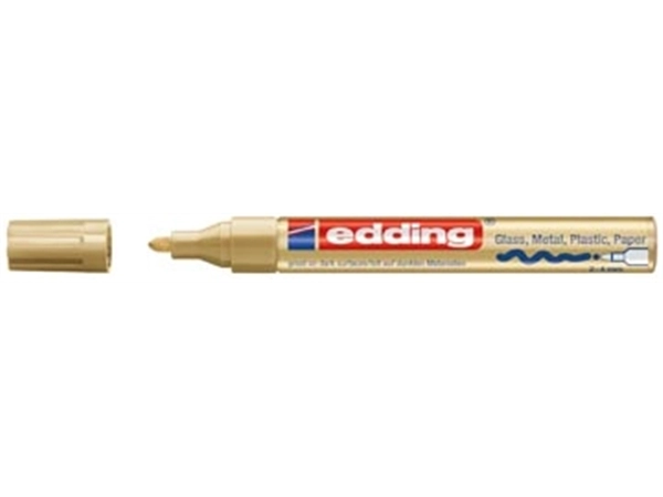 Een Edding glanslakmarker e-750 CR goud koop je bij Muys Kantoor & Kado