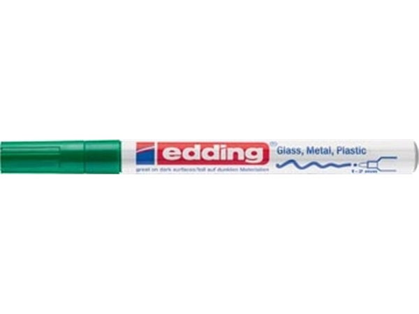 Een Edding glanslakmarker e-751, groen koop je bij Muys Kantoor & Kado