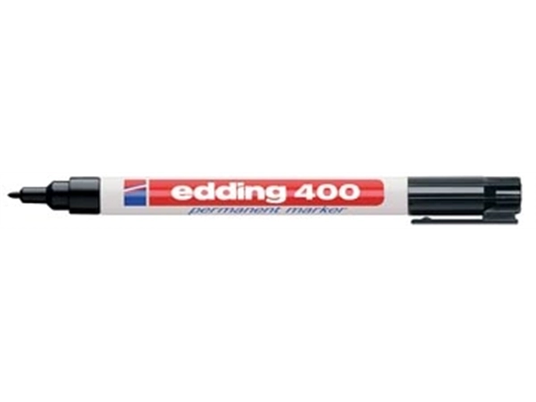 Een Edding permanent marker 400 zwart koop je bij Muys Kantoor & Kado