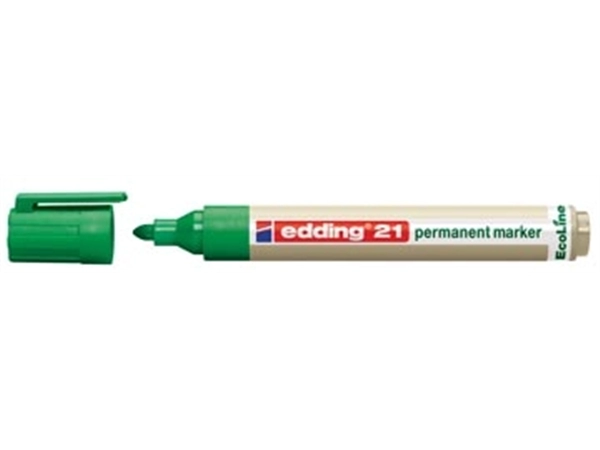 Een Edding permanent marker Ecoline e-21 groen koop je bij Muys Kantoor & Kado