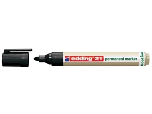 Een Edding permanent marker Ecoline e-21 zwart koop je bij Muys Kantoor & Kado