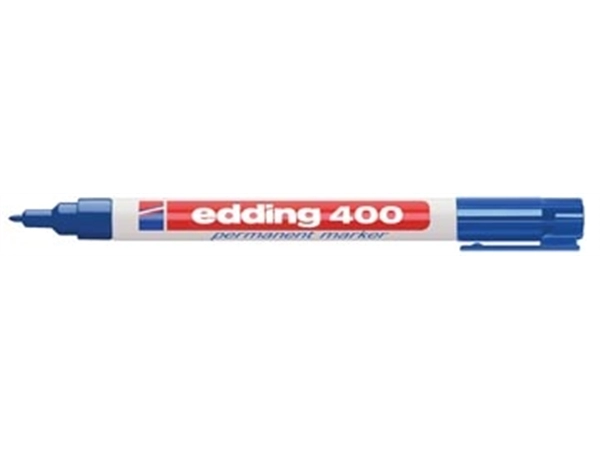 Een Edding permanente marker 400 blauw koop je bij Muys Kantoor & Kado