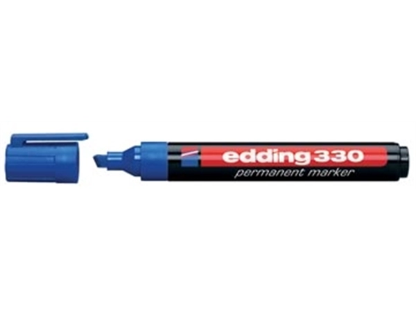 Een Edding permanente marker e-330 blauw koop je bij Muys Kantoor & Kado