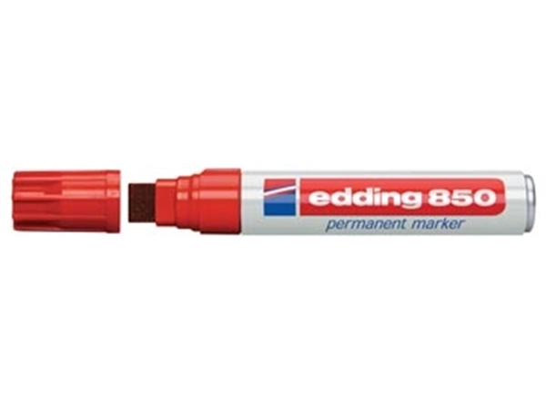 Een Edding permanente marker e-850 rood koop je bij Muys Kantoor & Kado