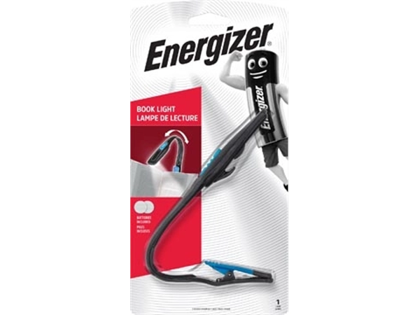 Een Energizer leeslamp Booklite, inclusief 2 CR2032 batterijen, op blister koop je bij Muys Kantoor & Kado