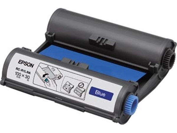 Een Epson inkttape RC-R1LNA ft 100 mm x 30 m, blauw koop je bij Muys Kantoor & Kado