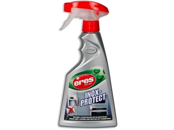 Een Eres Inox Protect staalreiniger, spray van 500 ml koop je bij Muys Kantoor & Kado