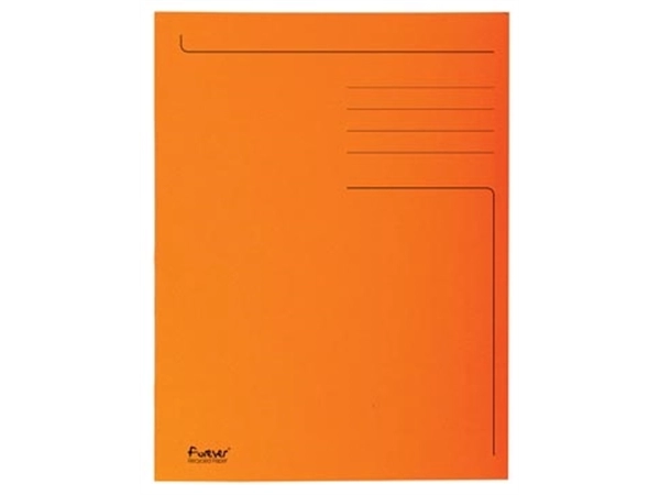 Een Exacompta dossiermap Foldyne ft 24 x 35 cm (voor ft folio), oranje, pak van 50 stuks koop je bij Muys Kantoor & Kado