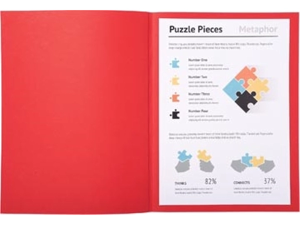 Een Exacompta dossiermap Super 180, voor ft A4, pak van 100 stuks, rood koop je bij Muys Kantoor & Kado