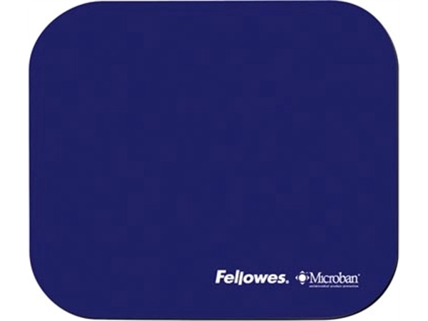 Een Fellowes muismat Microban, blauw koop je bij Muys Kantoor & Kado